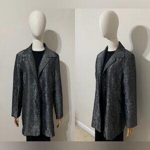 Grey / Silver Patterned Blazer / Jacket